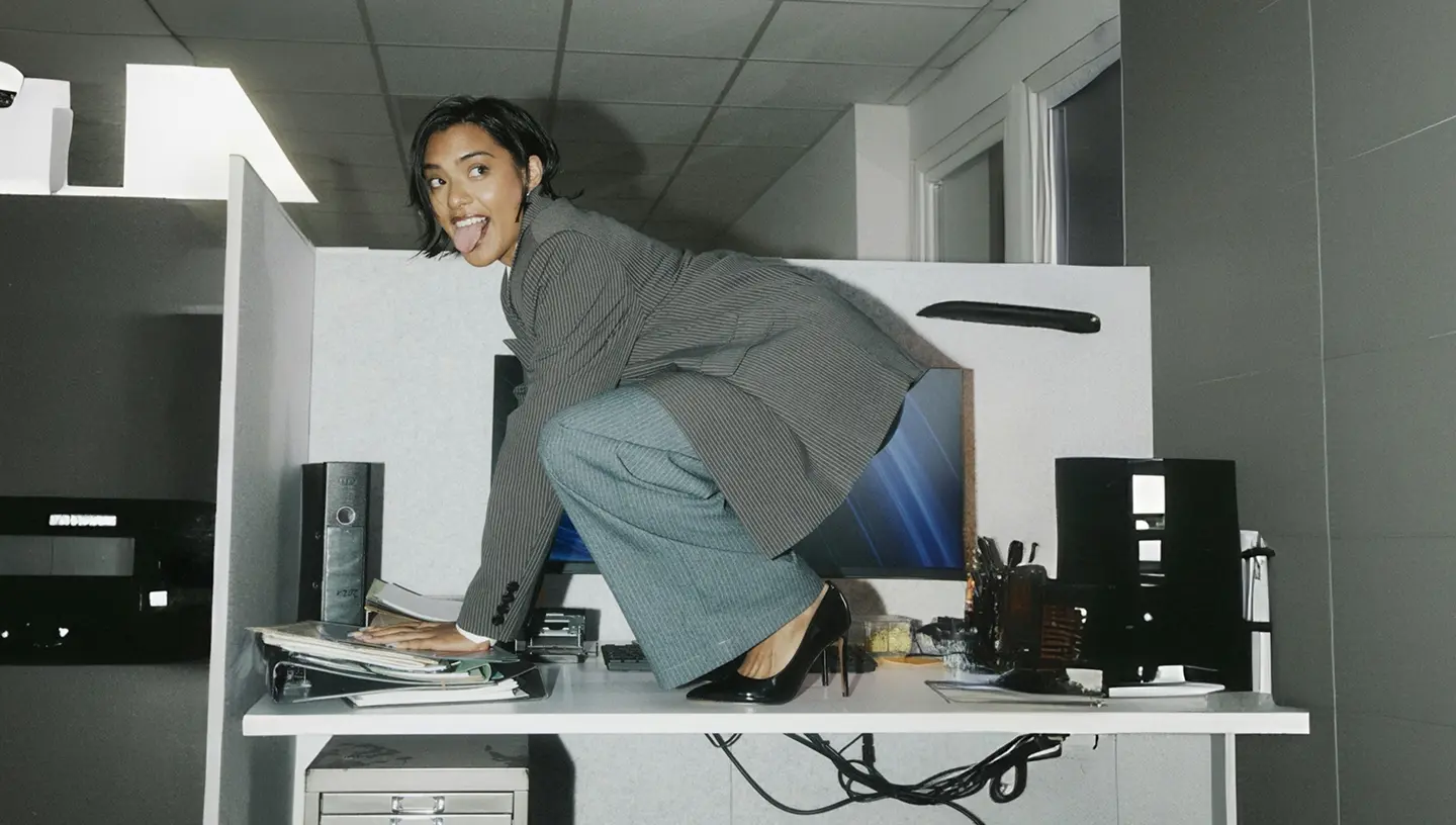 Person working in office